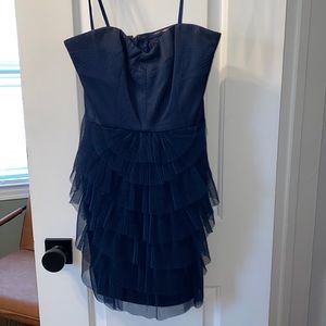 BCBGMAXAZRIA SIZE 0 Navy Cocktail Dress